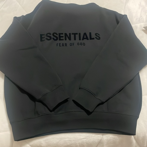Fear of god Essential hoodie in the color black - Picture 2 of 2